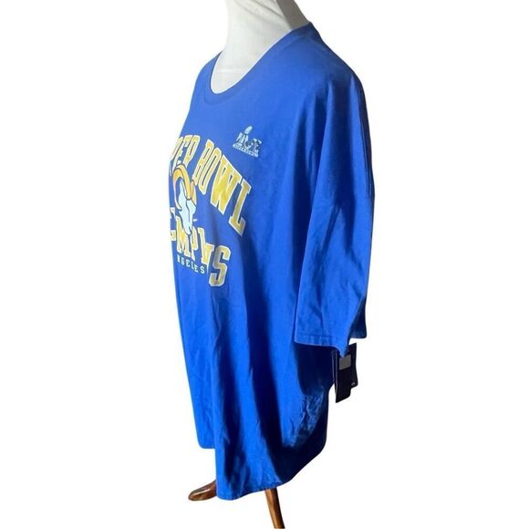 NFL Team Apparel Los Angeles Rams Super Bowl Champions T-Shirt 5XL NWT 100% Cott - Picture 8 of 10